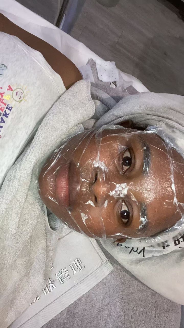 Customer during a YIMO treatment session